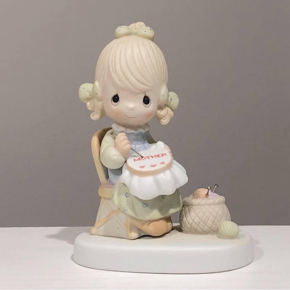Precious Moments 1979 Mother Sew Dear No Mark Original Production Year